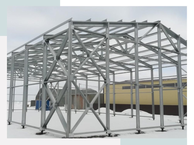Каркасные ангары в Курчатове