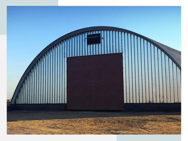 Арочные ангары в Курчатове