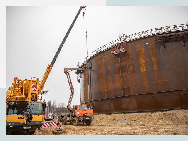 Монтаж резервуаров в Курчатове от 611 руб. за м³