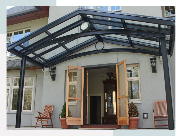 Козырьки металлические в Курчатове