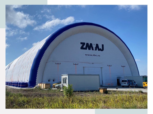 Брендирование ангаров в Курчатове