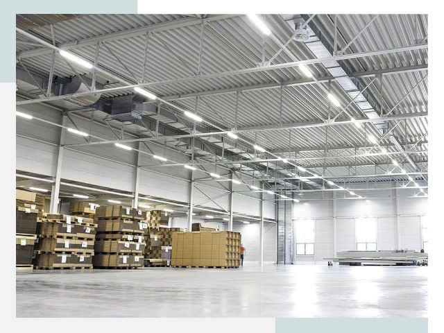 Освещение ангаров в Курчатове