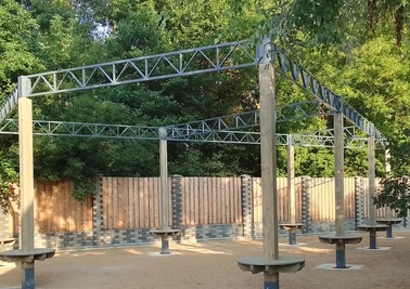 Терраса из металлоконструкций под ключ, проектирование, изготовление и монтаж от СтальСтрой-Крч